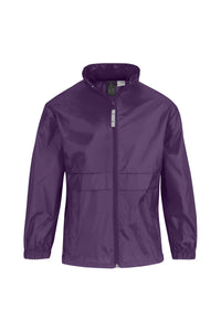 B&C Childrens Sirocco Lightweight Jacket / Childrens Jackets (Purple)