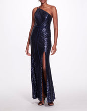Load image into Gallery viewer, Stilo Gown - Midnight