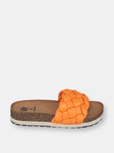 Load image into Gallery viewer, Lesley Orange Footbed Sandals