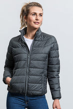 Load image into Gallery viewer, Russell Womens/Ladies Nano Hooded Jacket (Iron)