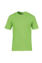 Load image into Gallery viewer, Gildan Mens Premium Cotton Ring Spun Short Sleeve T-Shirt (Lime)