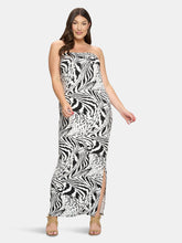 Load image into Gallery viewer, Abstract Sleeveless Maxi Dress