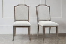 Load image into Gallery viewer, Northside Brown Gray Chenille Upholstered Dining Chair - Set Of 2