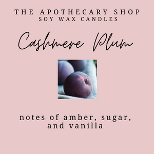 Cashmere Plum Soy Wax Candles