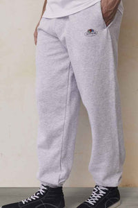 Fruit of the Loom Mens Vintage Small Logo Sweatpants (Gray Heather)