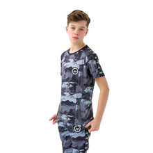 Load image into Gallery viewer, Boys Gloom Camo T-Shirt (Gray/Black)