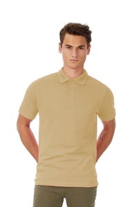 B&C Safran Mens Polo Shirt / Mens Short Sleeve Polo Shirts (Sand)