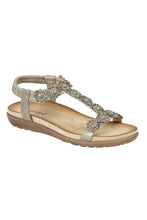 Load image into Gallery viewer, Womens/Ladies Giovanna Sandals - Pewter