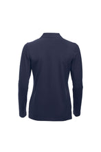 Load image into Gallery viewer, Womens/Ladies Classic Marion Long-Sleeved Polo Shirt - Dark Navy