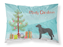 Load image into Gallery viewer, Black Goldador Christmas Tree Fabric Standard Pillowcase