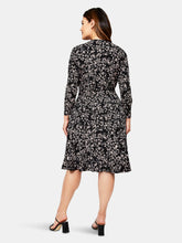 Load image into Gallery viewer, Perfect Wrap Ruffle Hem In Ditsy Floral Etherea