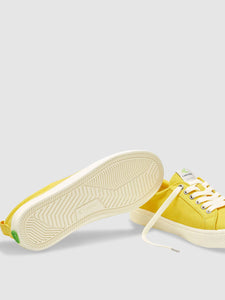 OCA Low Yellow Canvas Sneaker Women