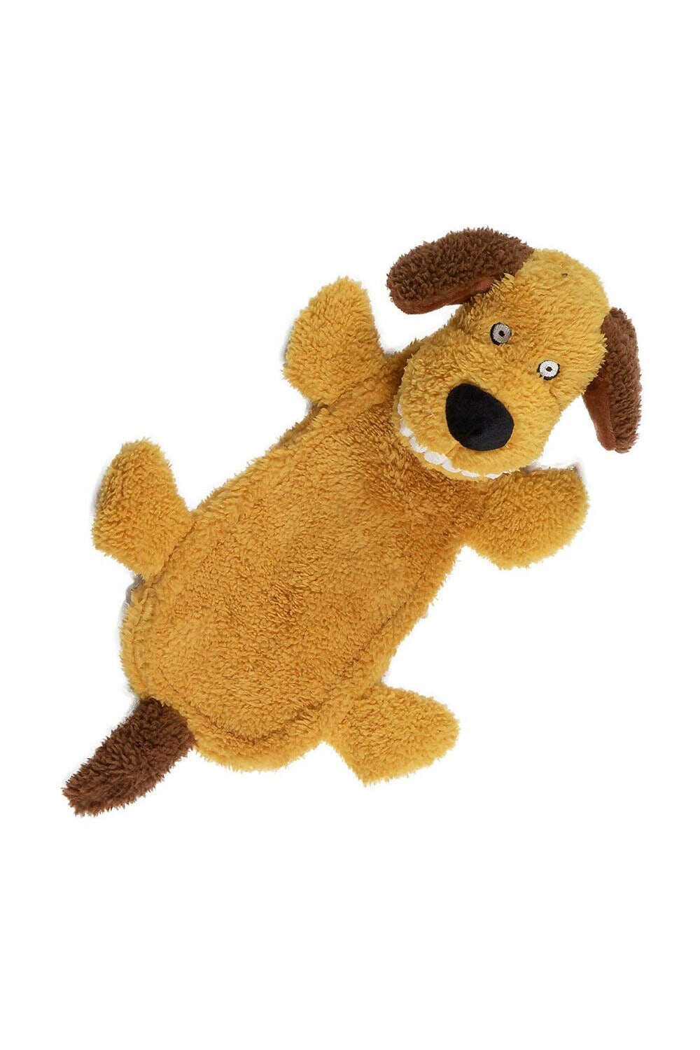 Animate Big Teeth Stuffed Head Dog Squeaky Toy (Brown) (One Size)