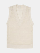 Load image into Gallery viewer, Knit Vest in White