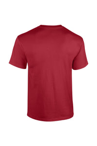 Gildan Mens Heavy Cotton Short Sleeve T-Shirt (Cardinal)