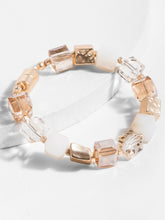 Load image into Gallery viewer, Faceted Bead Stone Bracelet