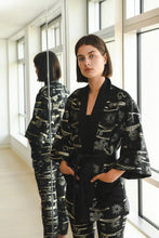 Load image into Gallery viewer, Zodiac Kimono Black