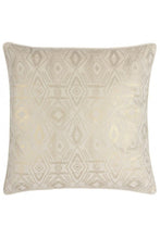 Load image into Gallery viewer, Tayanna Velvet Metallic Throw Pillow Cover - Ivory