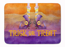 Load image into Gallery viewer, 19 in x 27 in Halloween Trick Witches Feet Machine Washable Memory Foam Mat