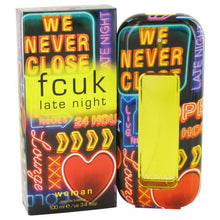 Load image into Gallery viewer, FCUK Late Night by French Connection Eau De Toilette Spray 3.4 oz