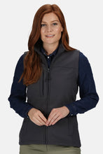 Load image into Gallery viewer, Regatta Womens/Ladies Flux Soft Shell Bodywarmer (Seal Gray/Seal Gray)