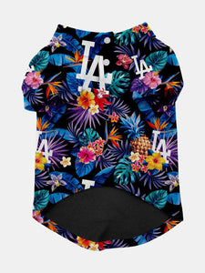 Los Angeles Dodgers x Fresh Pawz - Hawaiiian Button Up
