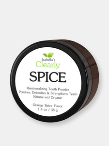 Clearly SPICE, Remineralizing Toothpaste Powder (Orange Spice)
