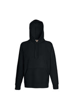 Load image into Gallery viewer, Fruit Of The Loom Mens Lightweight Hooded Sweatshirt / Hoodie (240 GSM) (Black)
