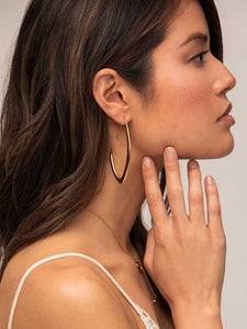 Tulla Outline Threader Earrings