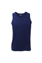 Load image into Gallery viewer, Fruit Of The Loom Mens Moisture Wicking Performance Vest Top (Deep Navy)