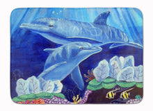 Load image into Gallery viewer, 19 in x 27 in Dolphin under the sea Machine Washable Memory Foam Mat