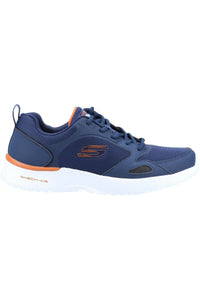 Mens Sketch-Air Dynamight Sneakers - Navy/Orange