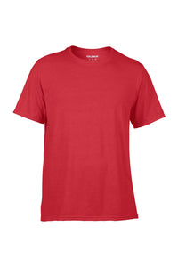 Gildan Mens Core Performance Sports Short Sleeve T-Shirt (Red)