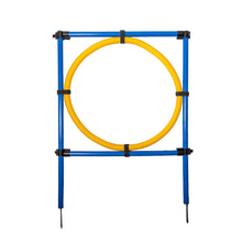 Load image into Gallery viewer, Pet Brands Agility Dog Hoop Jump (Blue/Yellow) (One Size)