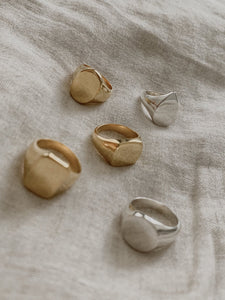 The Pear Signet Ring