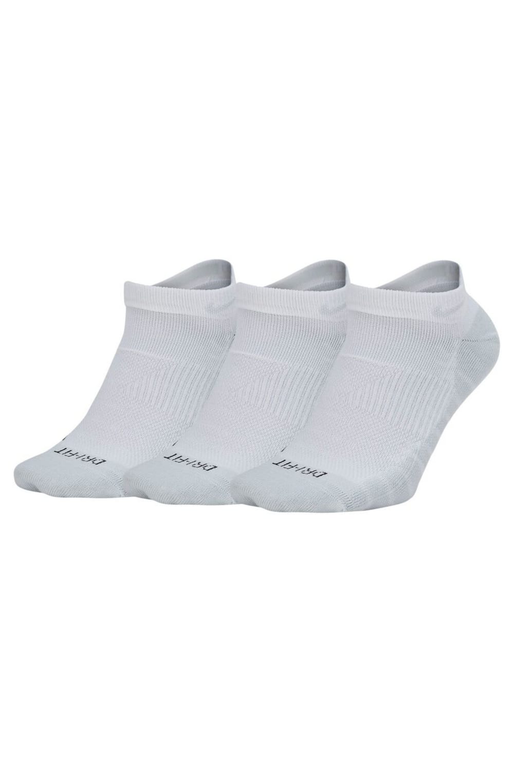 Nike Unisex Socks (Pack Of 3 Pairs) (White/Pure Platinum)