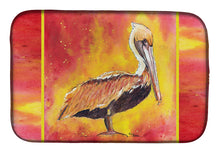 Load image into Gallery viewer, 14 in x 21 in Brown Pelican Hot and Spicy Dish Drying Mat