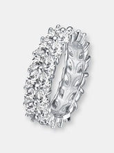 Load image into Gallery viewer, Sterling Silver Cubic Zirconia Band Ring