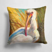 Load image into Gallery viewer, 14 in x 14 in Outdoor Throw PillowWhite Ibis Fabric Decorative Pillow