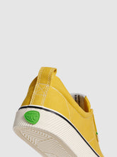 Load image into Gallery viewer, OCA Low Stripe Spice Yellow Canvas Contrast Thread Sneaker Women
