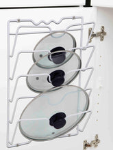 Load image into Gallery viewer, Wall or Cabinet Mount Lid Rack