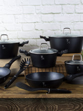 Load image into Gallery viewer, Berlinger Haus 15-Piece Kitchen Cookware Set Black Collection