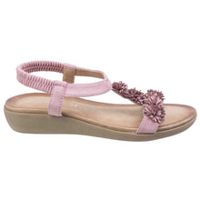 Load image into Gallery viewer, Womens/Ladies Matira T-Bar Slingback Sandals - Pink