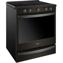 Load image into Gallery viewer, 6.4 Cu. Ft. Black Stainless Electric Convection Range