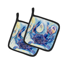 Load image into Gallery viewer, Crab and oyster Pair of Pot Holders
