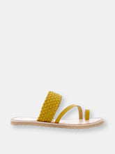 Load image into Gallery viewer, Zina Braided Leather Flat Sandal