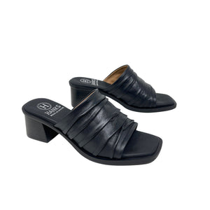 Turan leather heeled sandal