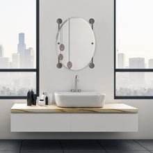 Load image into Gallery viewer, Allied Brass Que New Collection Oval Frameless Rail Mounted Mirror