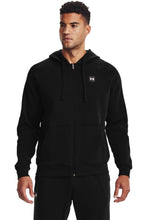 Load image into Gallery viewer, Under Armour Mens Rival Fleece Full Zip Hoodie (Black/Onyx White)