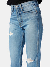 Load image into Gallery viewer, Eve Slim Straight Crop Jeans In Riverside